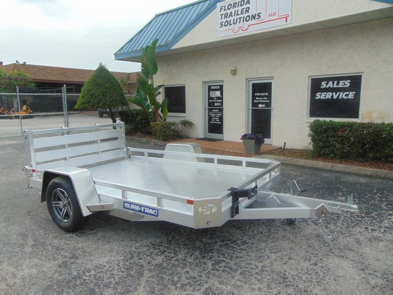 New Sure-Trac 7X12 3K All Aluminum Low Side Utility Trailer New Sure-Trac 7X12 3K All Aluminum Low Side Utility Trailer
