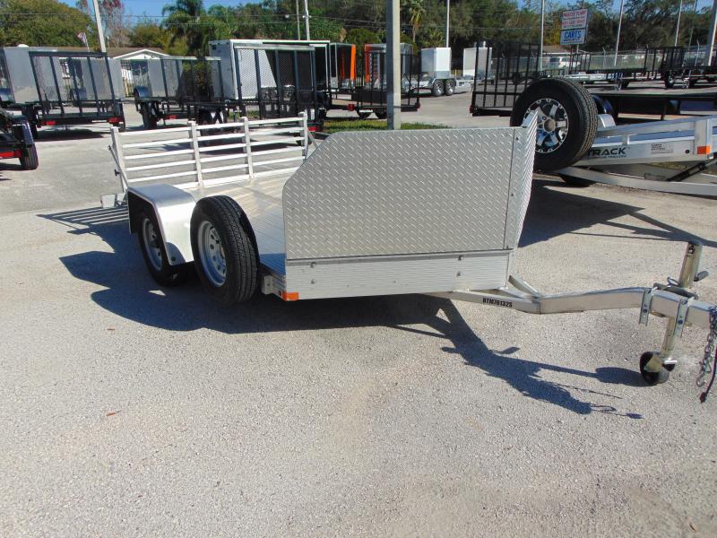 Pre-Owned Bear Track All Aluminum 76x132 Motorcycle Trailer Pre-Owned Bear Track All Aluminum 76x132 Motorcycle Trailer