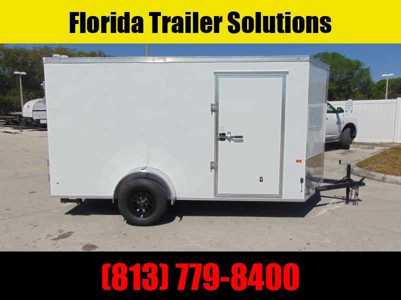 New Rock Solid Cargo 6X12 Enclosed Cargo Trailer w/Rear Barn Doors