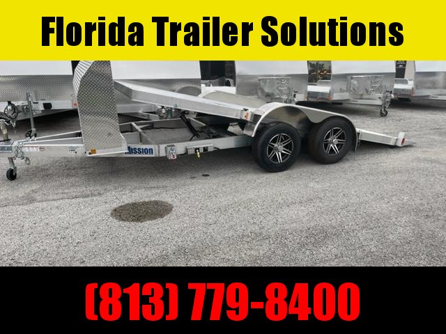 CLEARANCE! 2023 ALCOM 7X18 10K All Aluminum Tilt Car Hauler CLEARANCE! 2023 ALCOM 7X18 10K All Aluminum Tilt Car Hauler