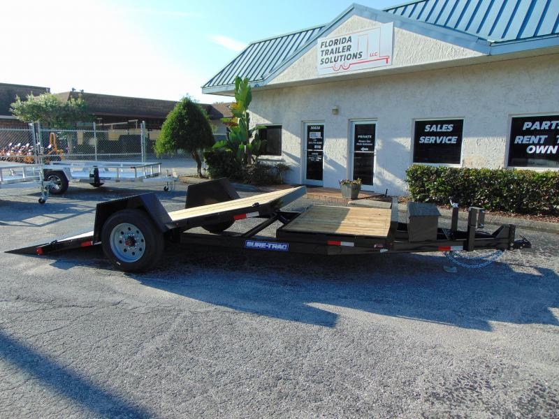 New Sure-Trac 78X12+4 Tilt Deck 10K Equipment Trailer New Sure-Trac 78X12+4 Tilt Deck 10K Equipment Trailer