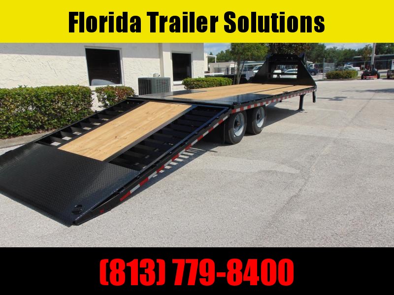 NEW 2021 Sure-Trac 8.5X20+10 Gooseneck 25.9K Low Pro Hydraulic Beavertail Equipment Trailer NEW 2021 Sure-Trac 8.5X20+10 Gooseneck 25.9K Low Pro Hydraulic Beavertail Equipment Trailer