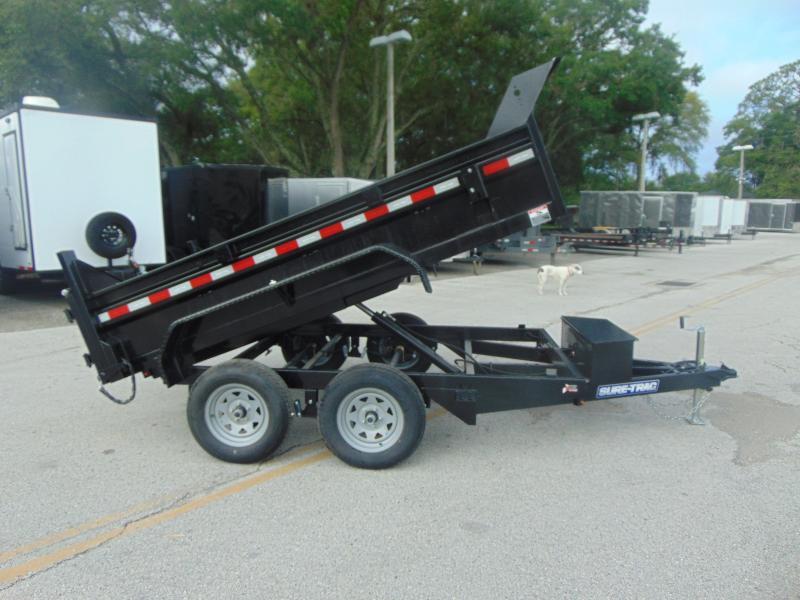 New Sure-Trac 6X10 7K Single Ram Dump Trailer