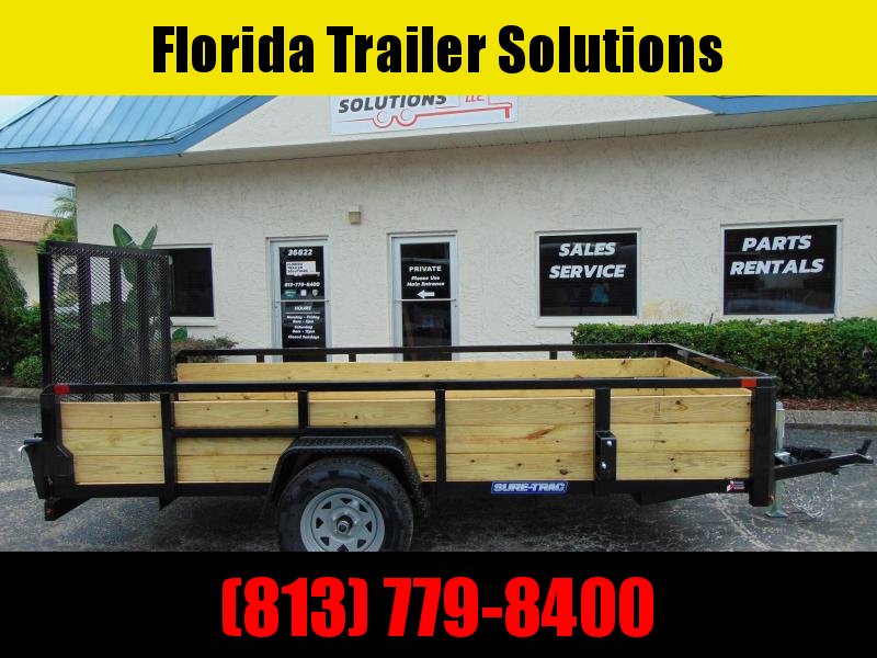 CLEARANCE! New Sure-Trac 5X12 Tube Top Three Board 3k Utility Trailer CLEARANCE! New Sure-Trac 5X12 Tube Top Three Board 3k Utility Trailer