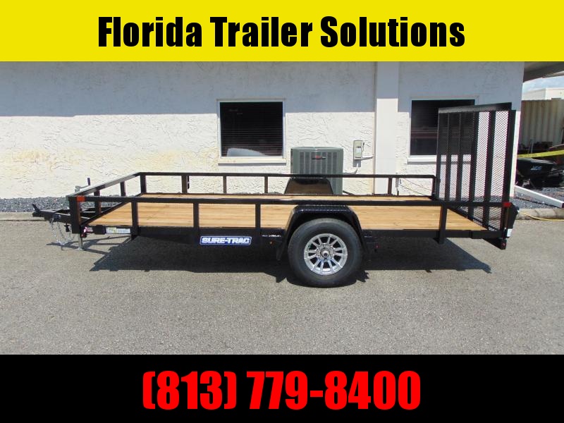 New Sure-Trac 7X14 Tube Top 5k Utility Trailer w/Brakes New Sure-Trac 7X14 Tube Top 5k Utility Trailer w/Brakes