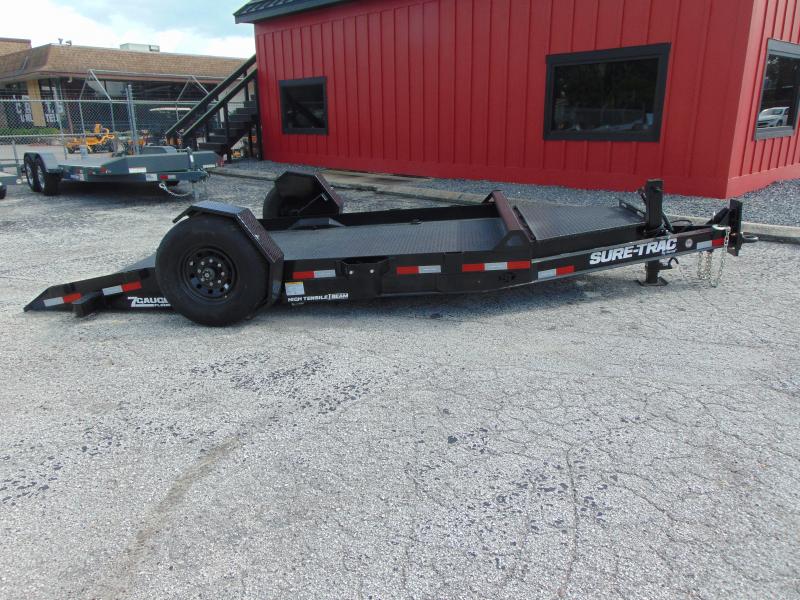 New Sure-Trac 7x12 Pro Series 7.8k Single Axle Tilt Equipment Trailer