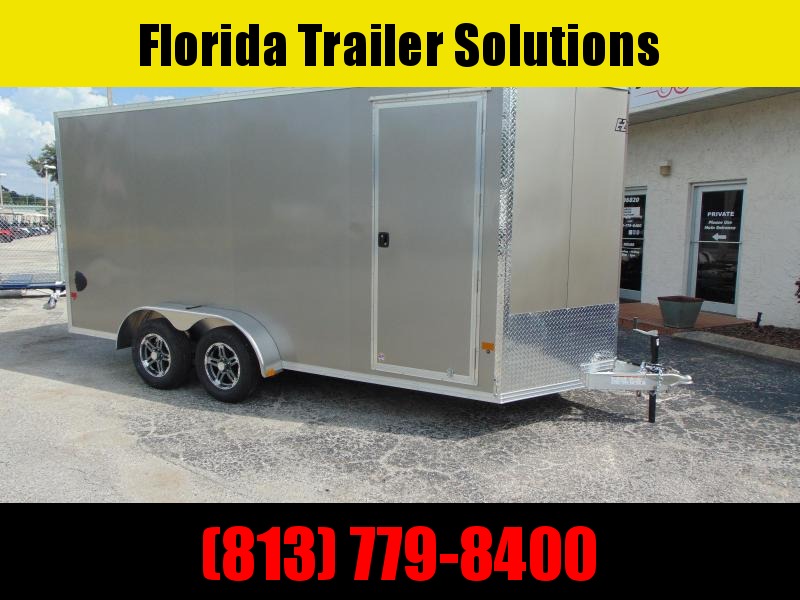 New ALCOM E-Z Hauler 7X16 7k All Aluminum Enclosed Cargo Trailer w/6" Additional Height New ALCOM E-Z Hauler 7X16 7k All Aluminum Enclosed Cargo Trailer w/6" Additional Height
