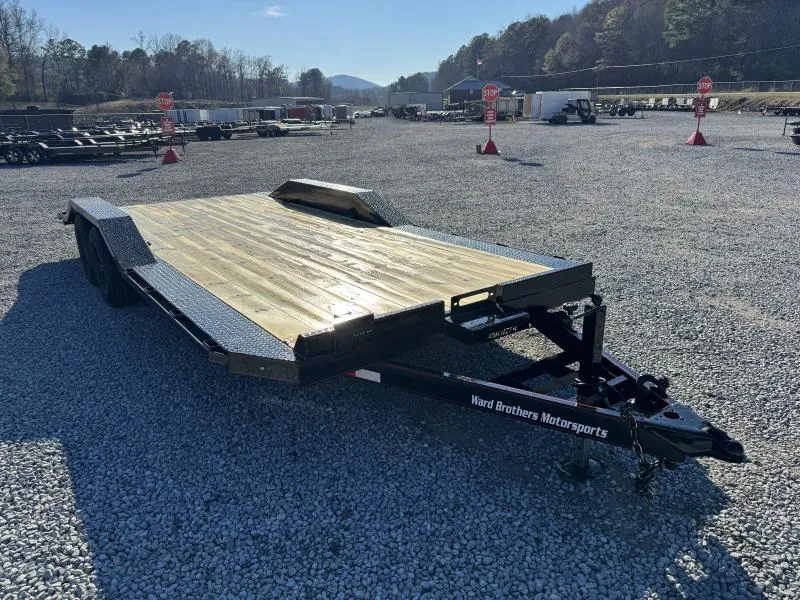2026 Ward Brothers Motorsports 20ft 10k Wood Deck Drive Over Car hauler Car Hauler