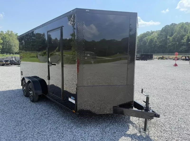 2025 Ward Brothers Motorsports 7x16 Tandem Axle Blackout Package Enclosed Cargo / Enclosed Trailer