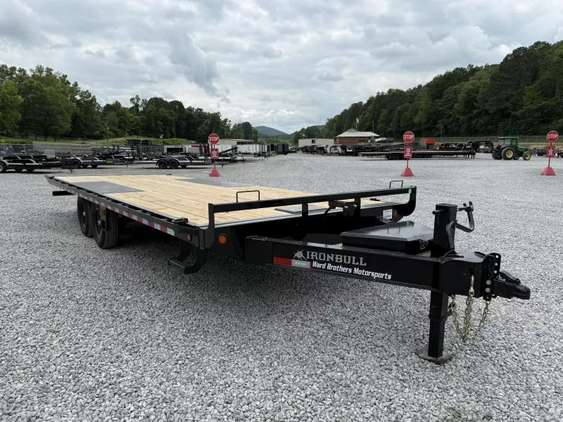 2025 Iron Bull TDP 24ft 14K Deckover Tilt Equipment Trailer