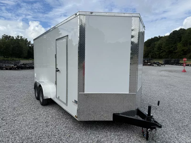 2025 Ward Brothers Motorsports 7x16 Tandem Axle Barn Door Enclosed Cargo / Enclosed Trailer