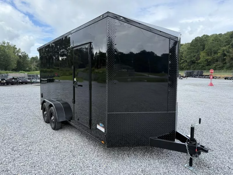 2025 Ward Brothers Motorsports 7x16 Tandem Axle Blackout Package Enclosed Cargo / Enclosed Trailer