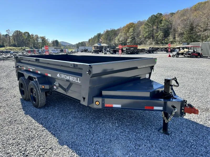 2026 Iron Bull DWB 7x14 2ft Side 16k Dump Dump Trailer