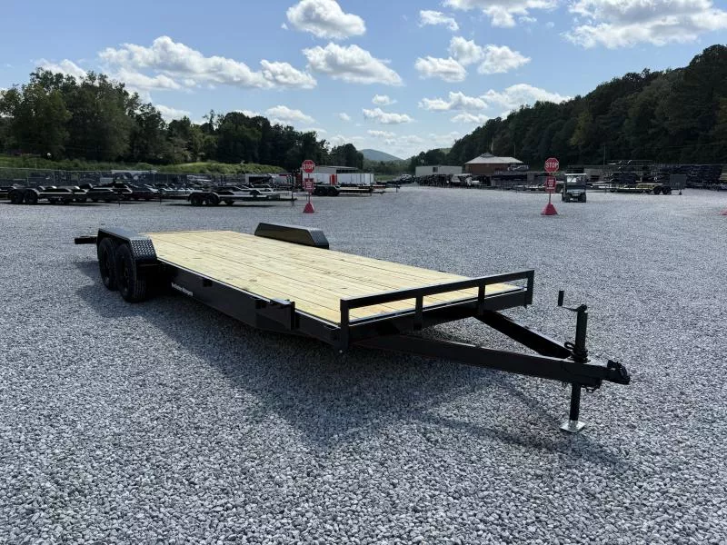 2026 Ward Brothers Motorsports 24ft 7k Wood Deck Dovetail Car Hauler Car Hauler