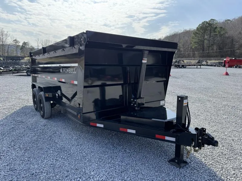 2026 Iron Bull DTB 7x16 4ft Side 14K Dump Trailer