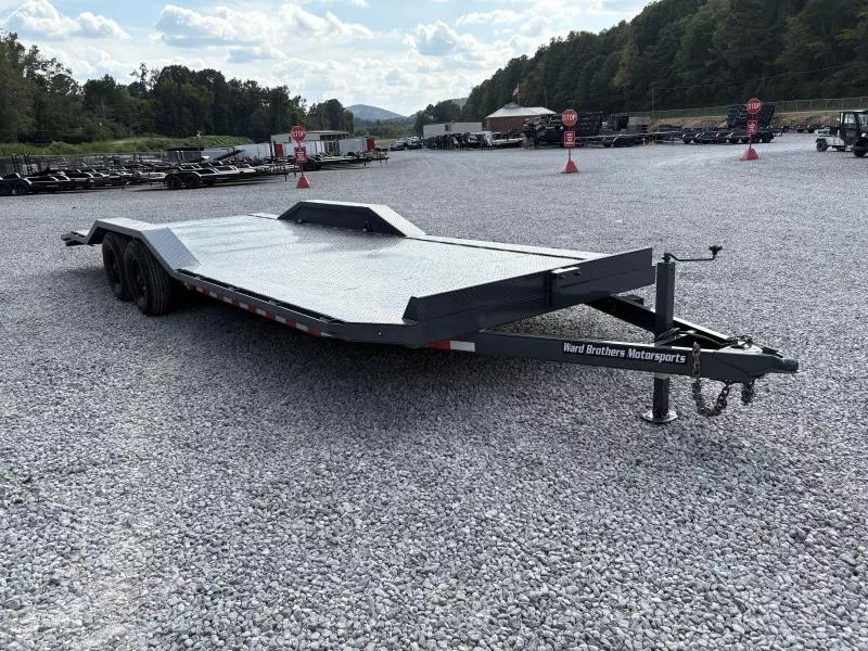 2026 Ward Brothers Motorsports 24Ft 10k Steel deck Drive over Car hauler Car Hauler