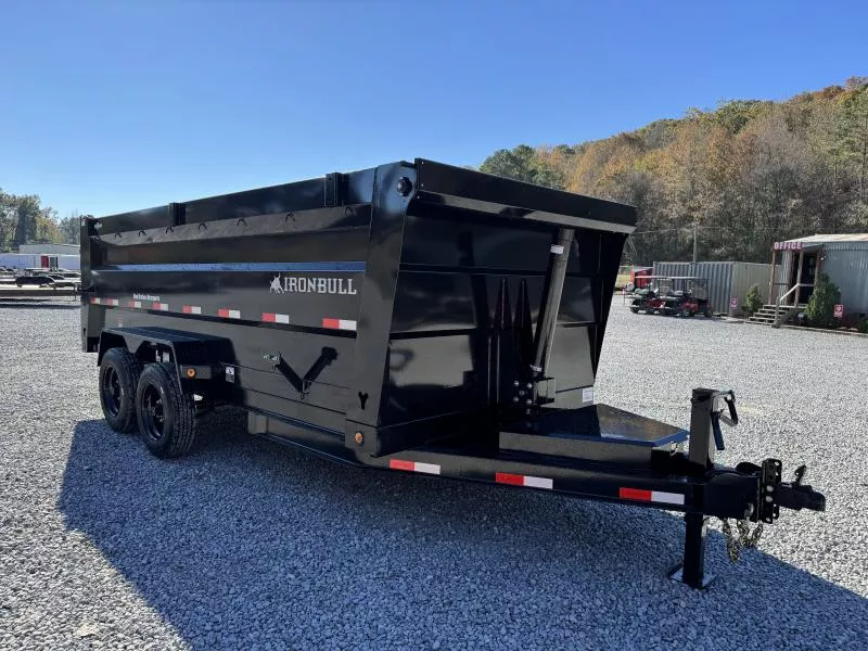 2026 Iron Bull DTB 7x16 4ft Side 16K Dump Dump Trailer