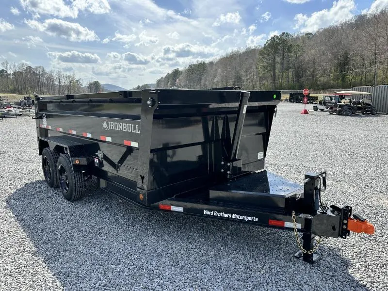 2026 Iron Bull DTB 7x14 3ft Sides 16k Dump Dump Trailer
