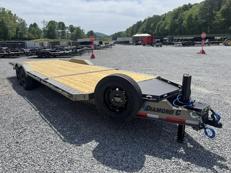 2026 Diamond C Trailers HXD210 24ft 23K 102" Gravity Tilt Equipment Equipment Trailer