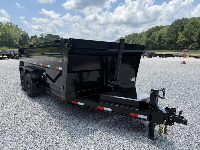 2025 Iron Bull DTB 7x16 3ft Side 14K Dump Trailer