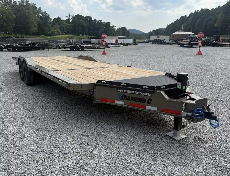 2025 Diamond C Trailers HXD210 24ft 20K Gravity Tilt Equipment Equipment Trailer