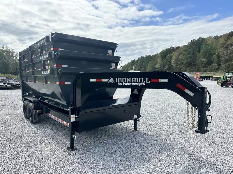 2026 Iron Bull DBG 16ft 16k Gooseneck Roll off w/ Three 16 yard Bins Roll Off