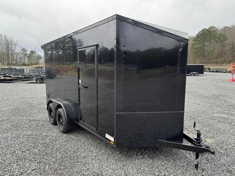 2026 Ward Brothers Motorsports 7x14 Tandem Axle Blackout Enclosed Cargo / Enclosed Trailer