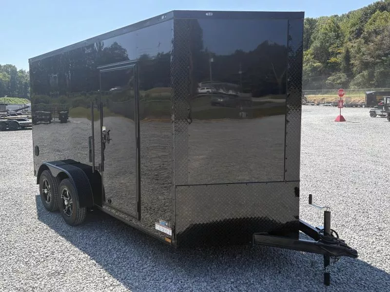 2026 Ward Brothers Motorsports 7x14 Tandem Axle Blackout Enclosed Cargo / Enclosed Trailer