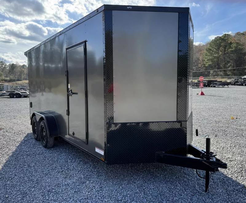 2026 Ward Brothers Motorsports 7x16 Tandem Axle Blackout Package Enclosed Cargo / Enclosed Trailer