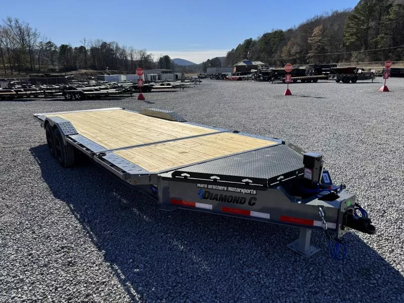 2026 Diamond C Trailers HXD208 22ft 18K 102" Gravity Tilt Equipment Equipment Trailer