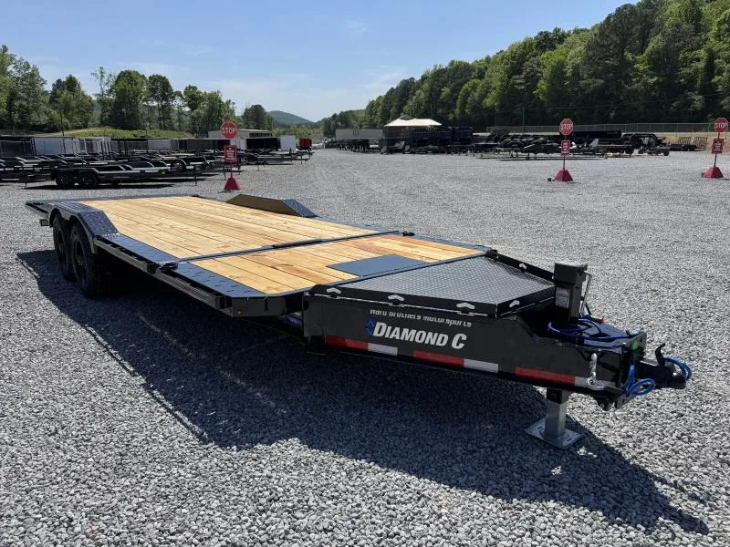 2026 Diamond C Trailers HXD210 22ft 23K 102" Gravity Tilt Equipment Equipment Trailer