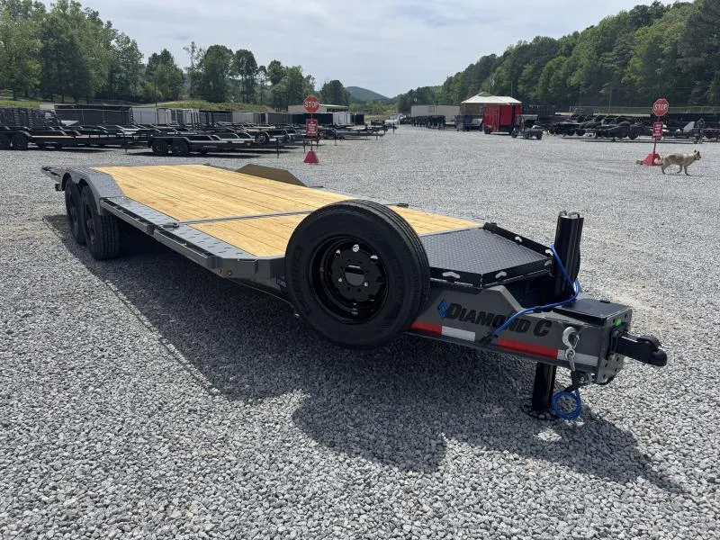 2026 Diamond C Trailers HXD210 22ft 23K 102" Gravity Tilt Equipment Equipment Trailer