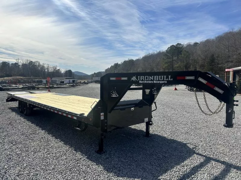 2026 Iron Bull FTG 32ft 14K Deckover Gooseneck Deckover Trailer
