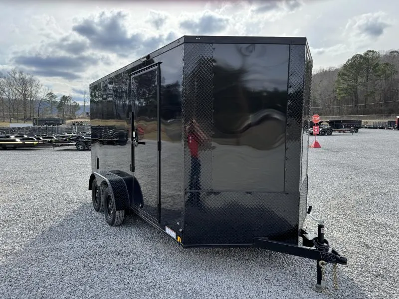2026 Ward Brothers Motorsports 7x14 Tandem Axle Blackout Enclosed Cargo / Enclosed Trailer