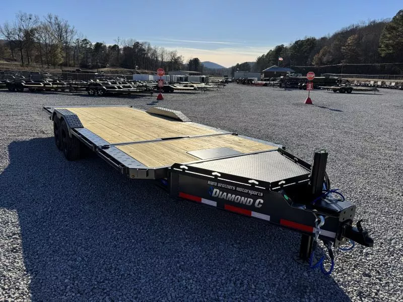 2026 Diamond C Trailers HXD210 22ft 23K 102" Gravity Tilt Equipment Equipment Trailer