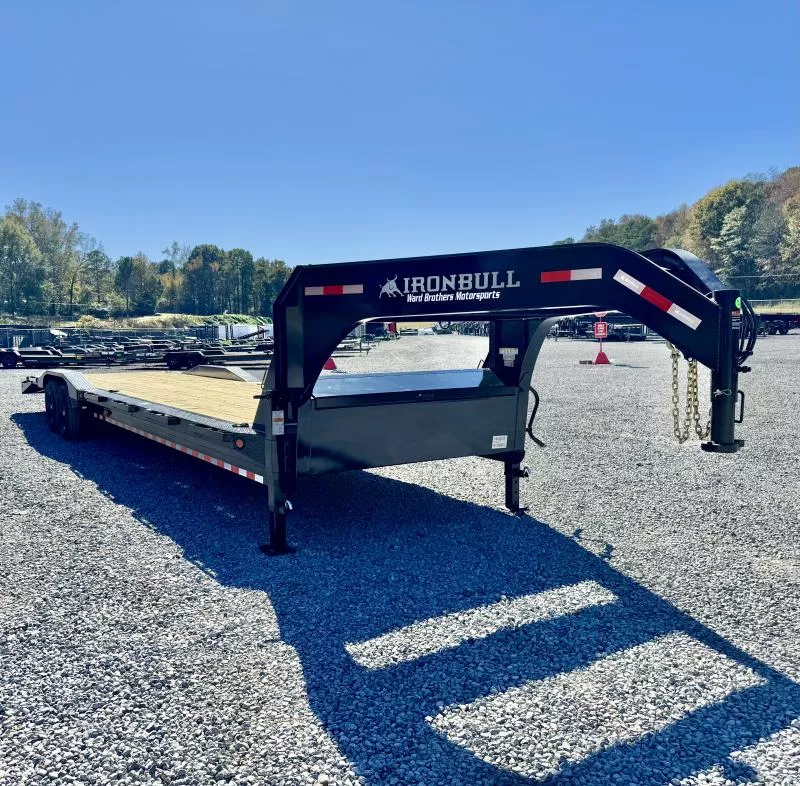 2026 Iron Bull ETG 34ft 14k Low Pro Drive Over Gooseneck Equipment Trailer