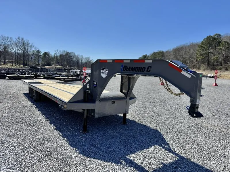 2026 Diamond C Trailers FMAX212 32ft 25K Hydraulic Dove Gooseneck Equipment Trailer