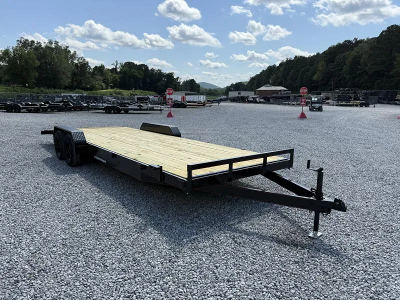2026 Ward Brothers Motorsports 24ft 7k Wood Deck Dovetail Car Hauler Car Hauler