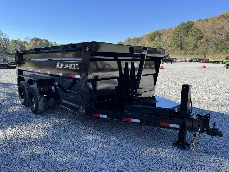 2026 Iron Bull DTB 7x14 3ft Sides 14k Dump Dump Trailer