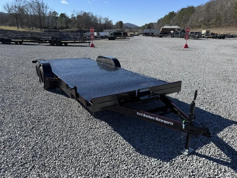 2026 Ward Brothers Motorsports 20ft All Steel Premium 7k Dovetail Car Hauler Car Hauler