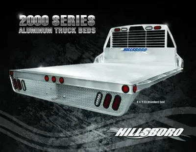 Hillsboro Industries 96" x 126" ALT 2000 Series Aluminum Truck Bed