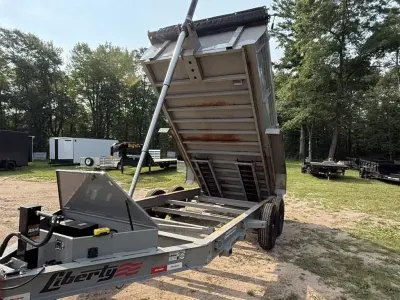 2025 Liberty Trailers LD14K 83 x 14 Heavy Duty Telescopic Dump Trailer