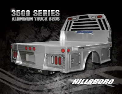 Hillsboro Industries 96 x 102 ALT 3500 Series Aluminum Skirted Truck Bed