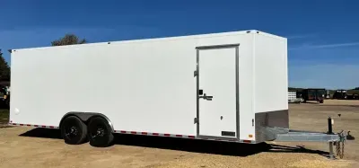 2026 CellTech 8.5 x 24 Galvanized HD Enclosed Trailer with HD 10K Ramp Door