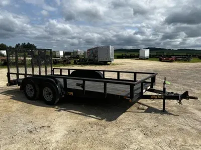 2022 Big Tex Trailers 70PI 16' Tandem Axle Utility Trailer