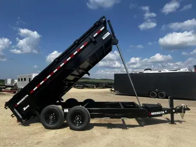 2027 Midsota HV14T 14' Telescopic Versa Dump Trailer - 15.4K