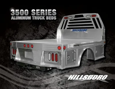 Hillsboro Industries 7 x 8.5 ALT 3500 Series Aluminum Skirted Truck Bed
