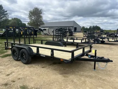 2027 HTC 7 x 14 Tandem Axle Utility Trailer
