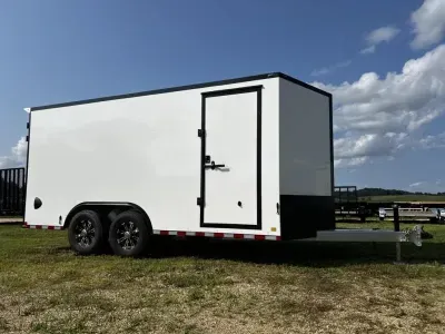 2026 CellTech 8.5 x 16 Galvanized HD Enclosed Trailer with Double Rear Doors