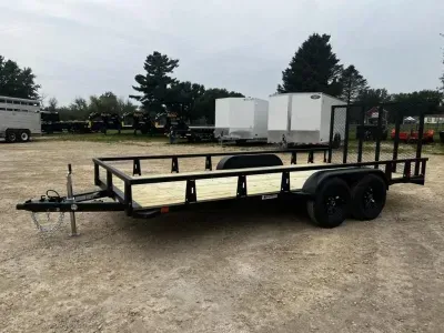2027 HTC 7 x 16 Tandem Axle Utility Trailer
